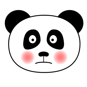 Apathetic Panda Stickers